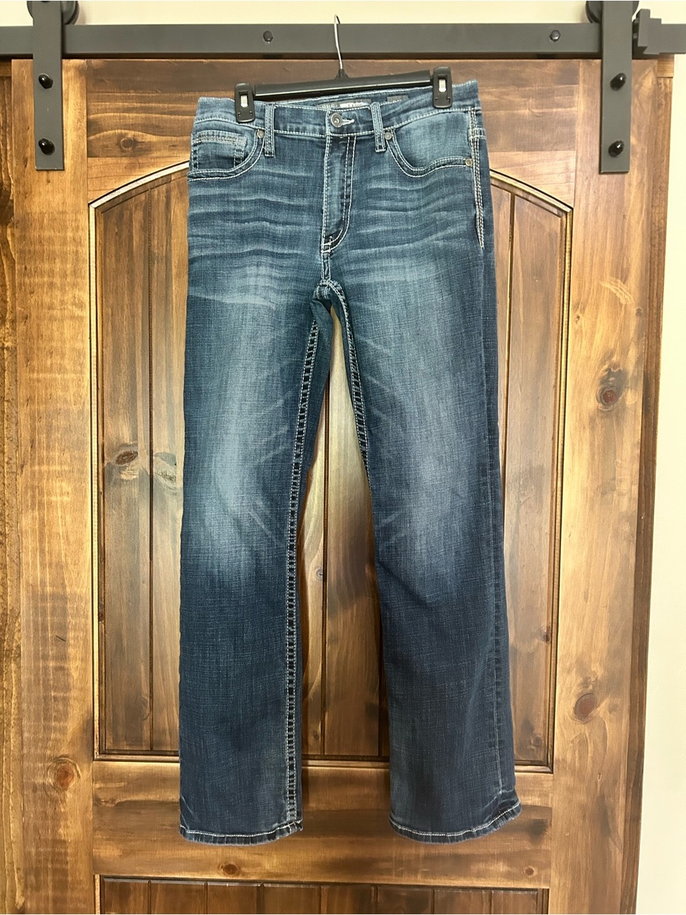 BKE Men's Bootcut Jeans - Medium Blue Wash